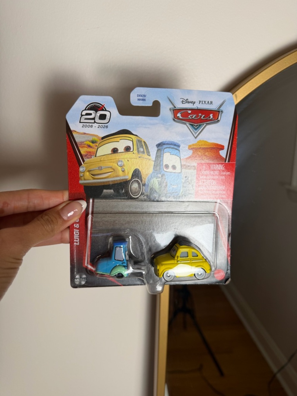 Mattel Disney Pixar Cars Luigi & Guido Two-Pack - Yellow & Blue